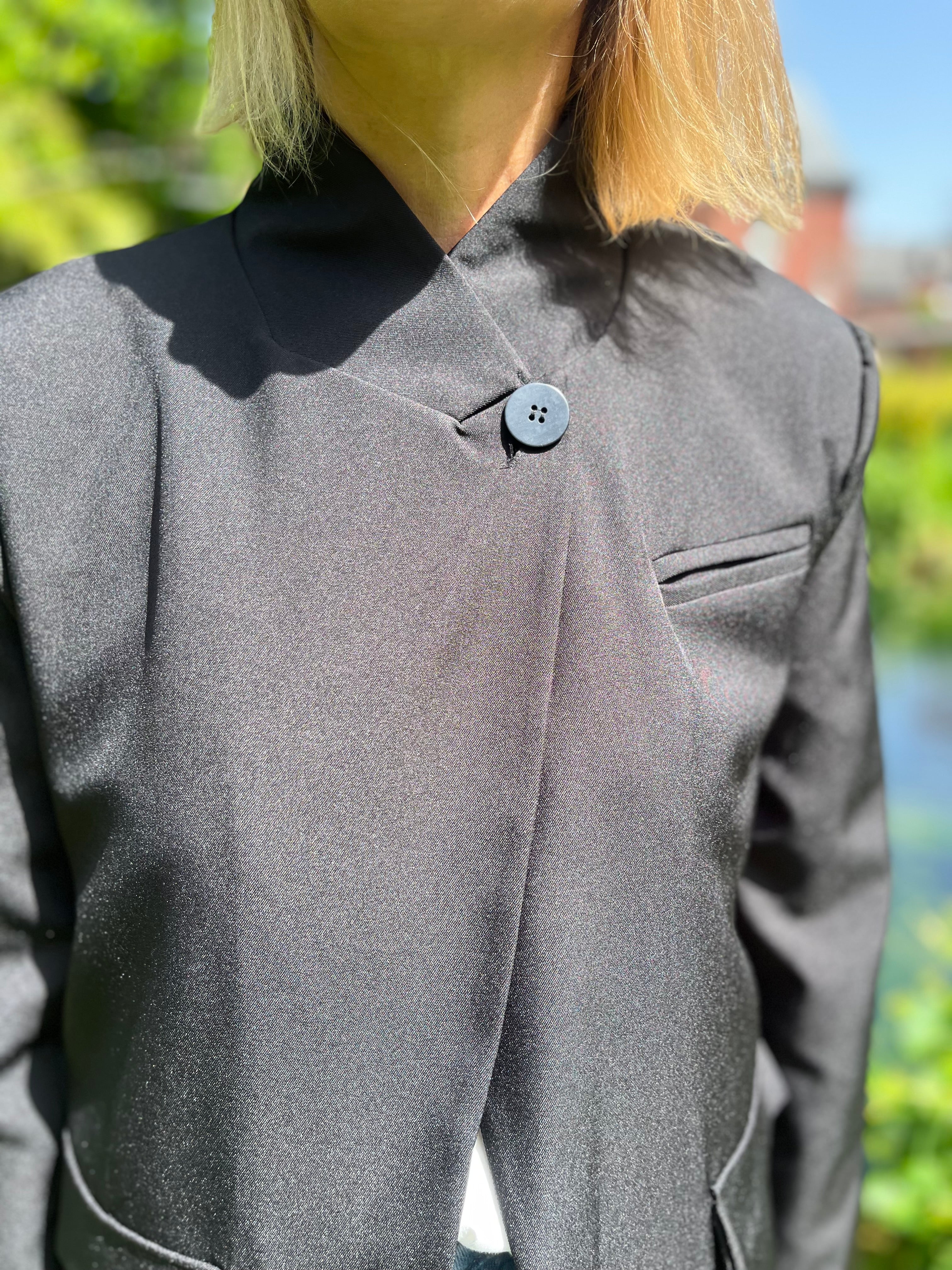 Nina - Blazer asymétrique Lily Blue