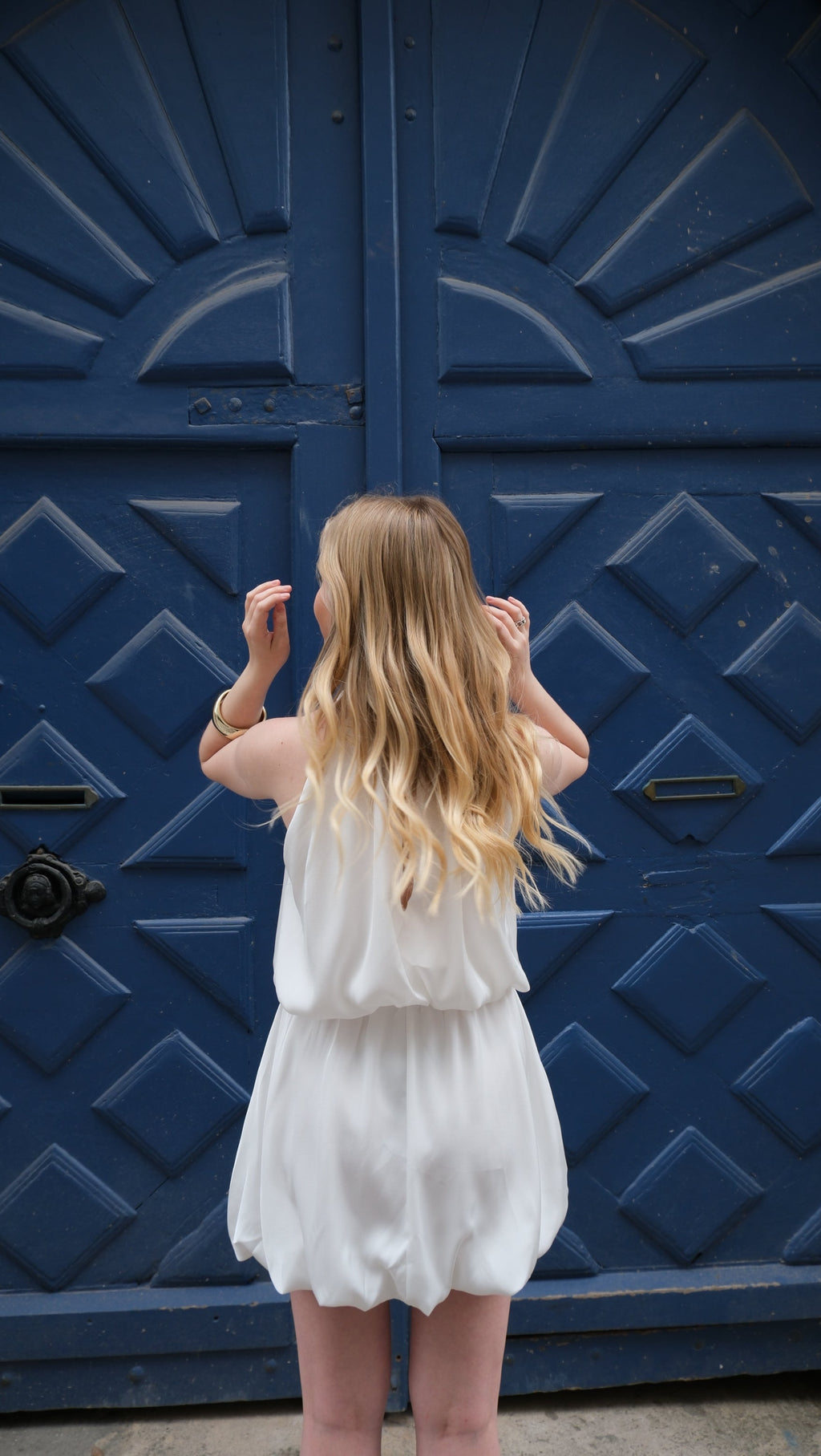 Margot - Robe courte blanche Lily Blue