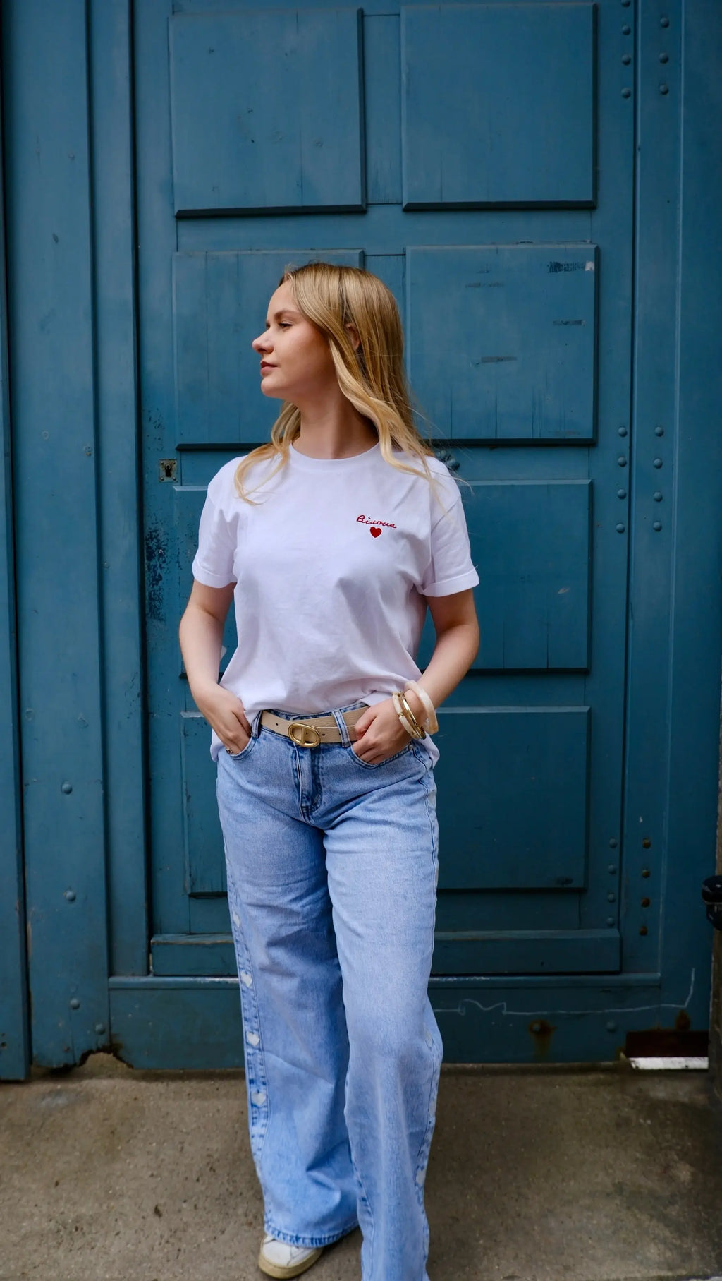 Bisous - T-shirt Lily Blue