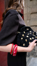 Sac à franges et clous Lily Blue