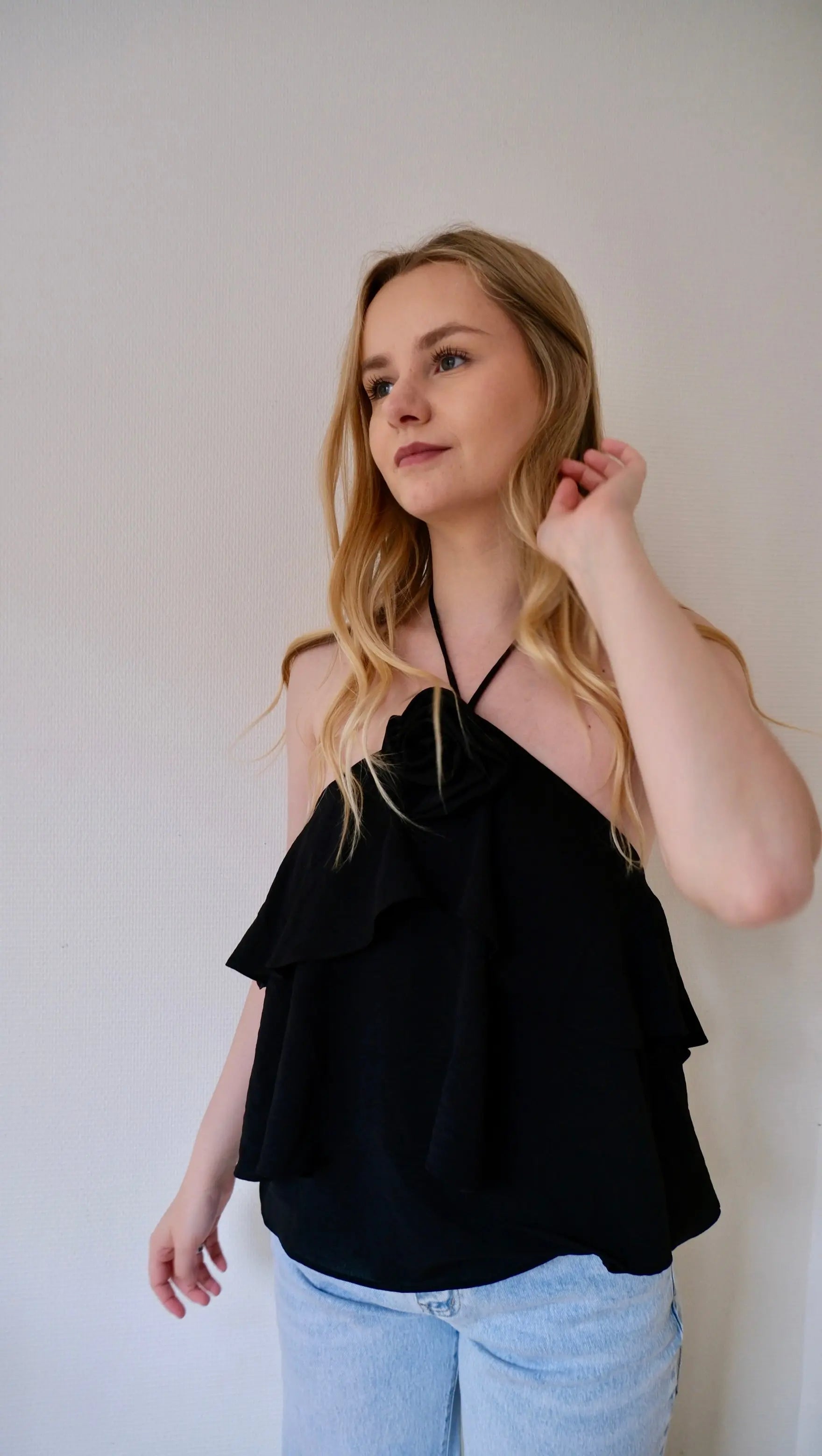 Valentine - Top à fleur Lily Blue