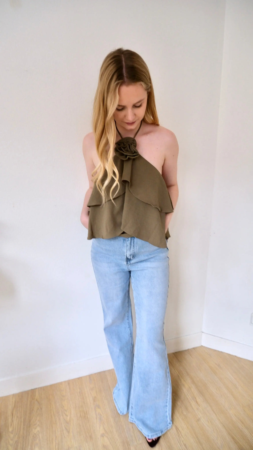 Valentine - Top à fleur Lily Blue