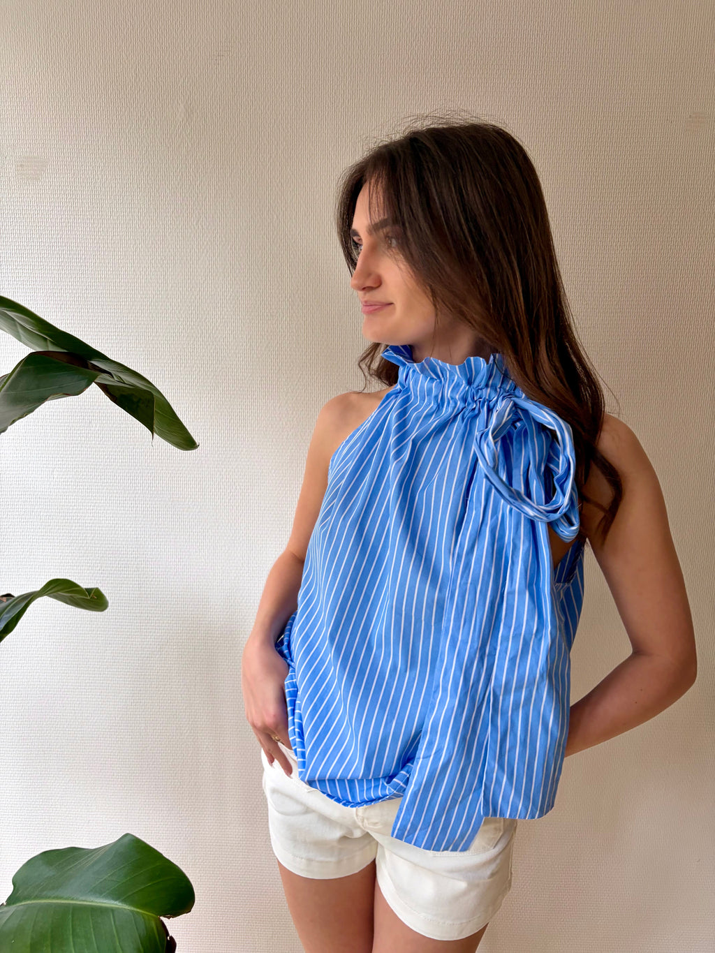 Giulia - Blouse à rayures Lily Blue