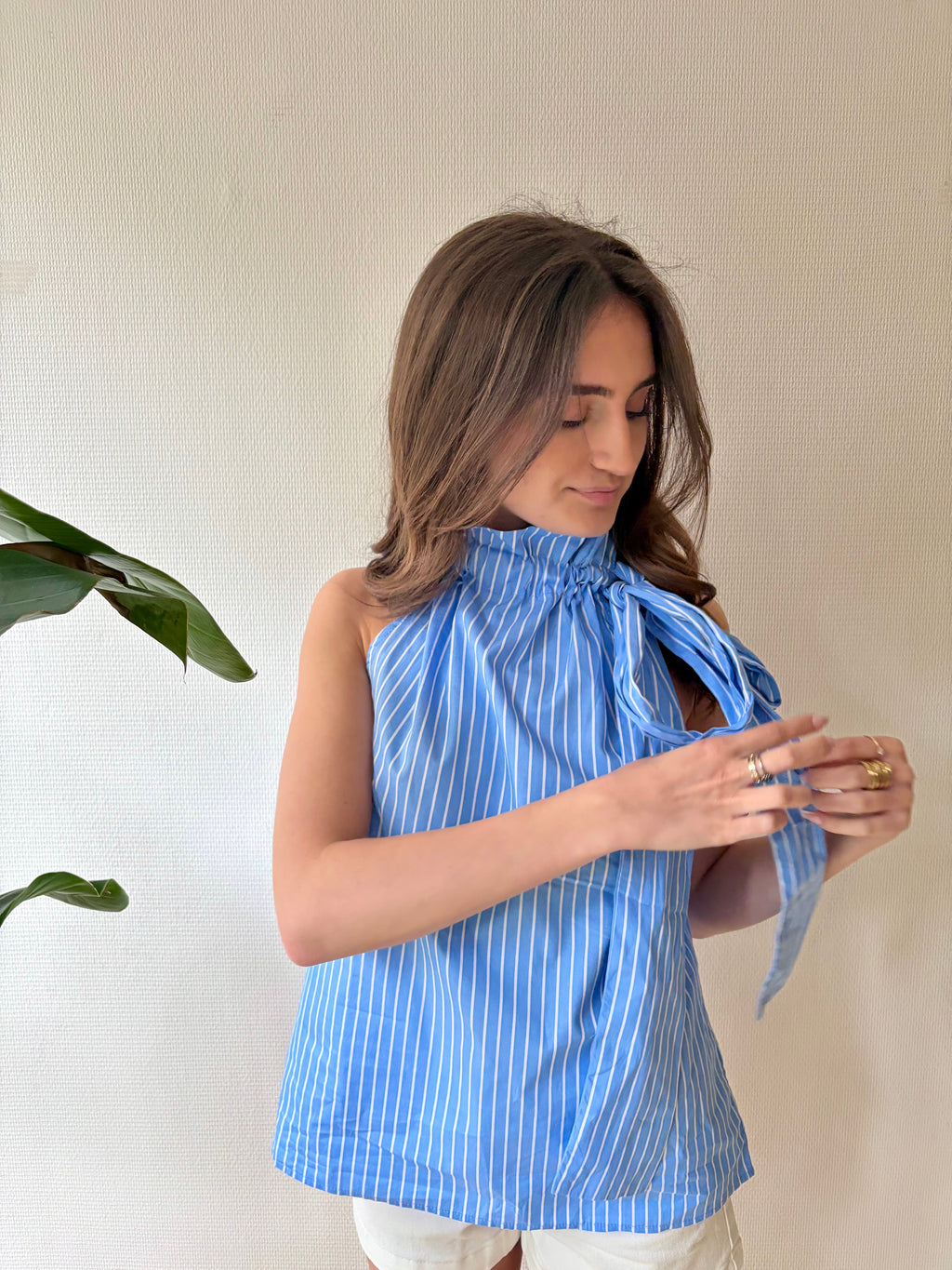 Giulia - Blouse à rayures Lily Blue