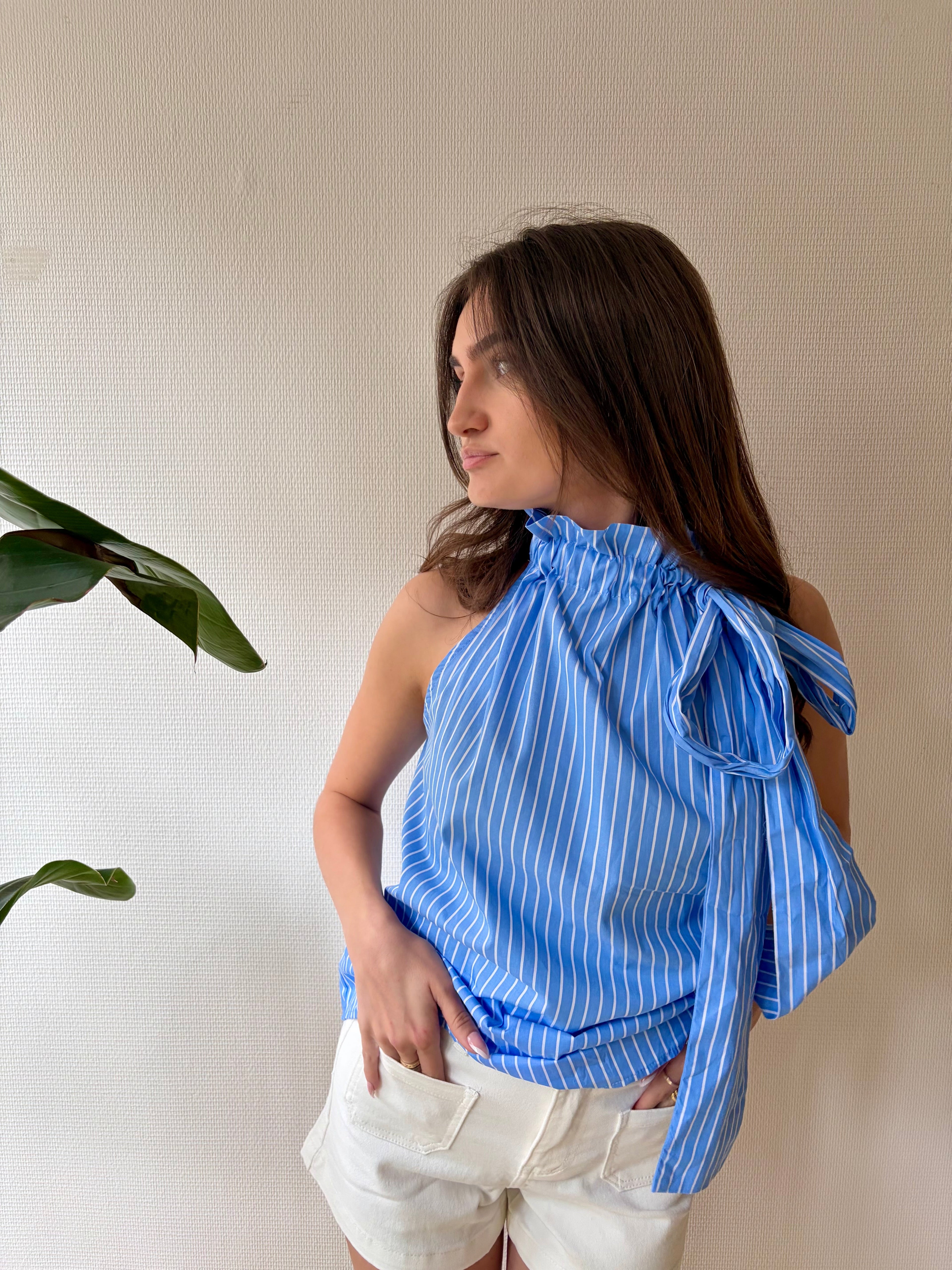 Giulia - Blouse à rayures Lily Blue