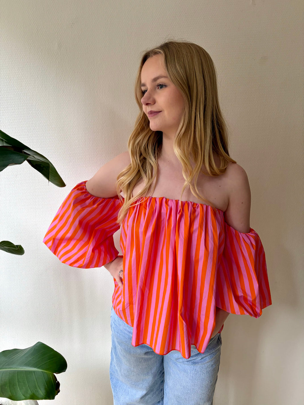 Floria - Top à rayures Lily Blue