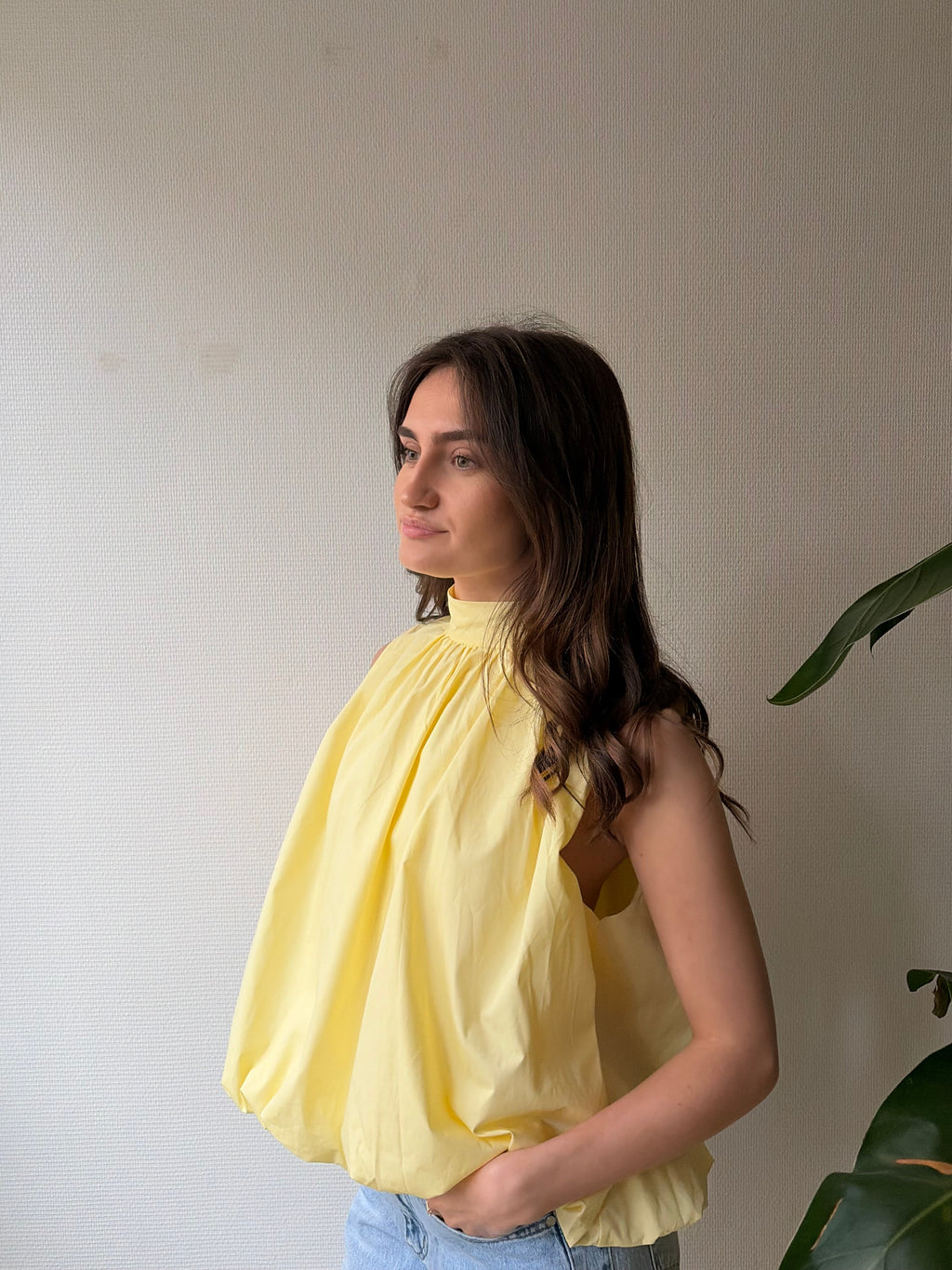 Eden - Top dos nu à noeud Lily Blue