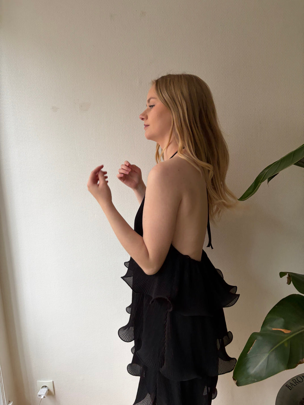 Charlie - Robe courte à volants Lily Blue