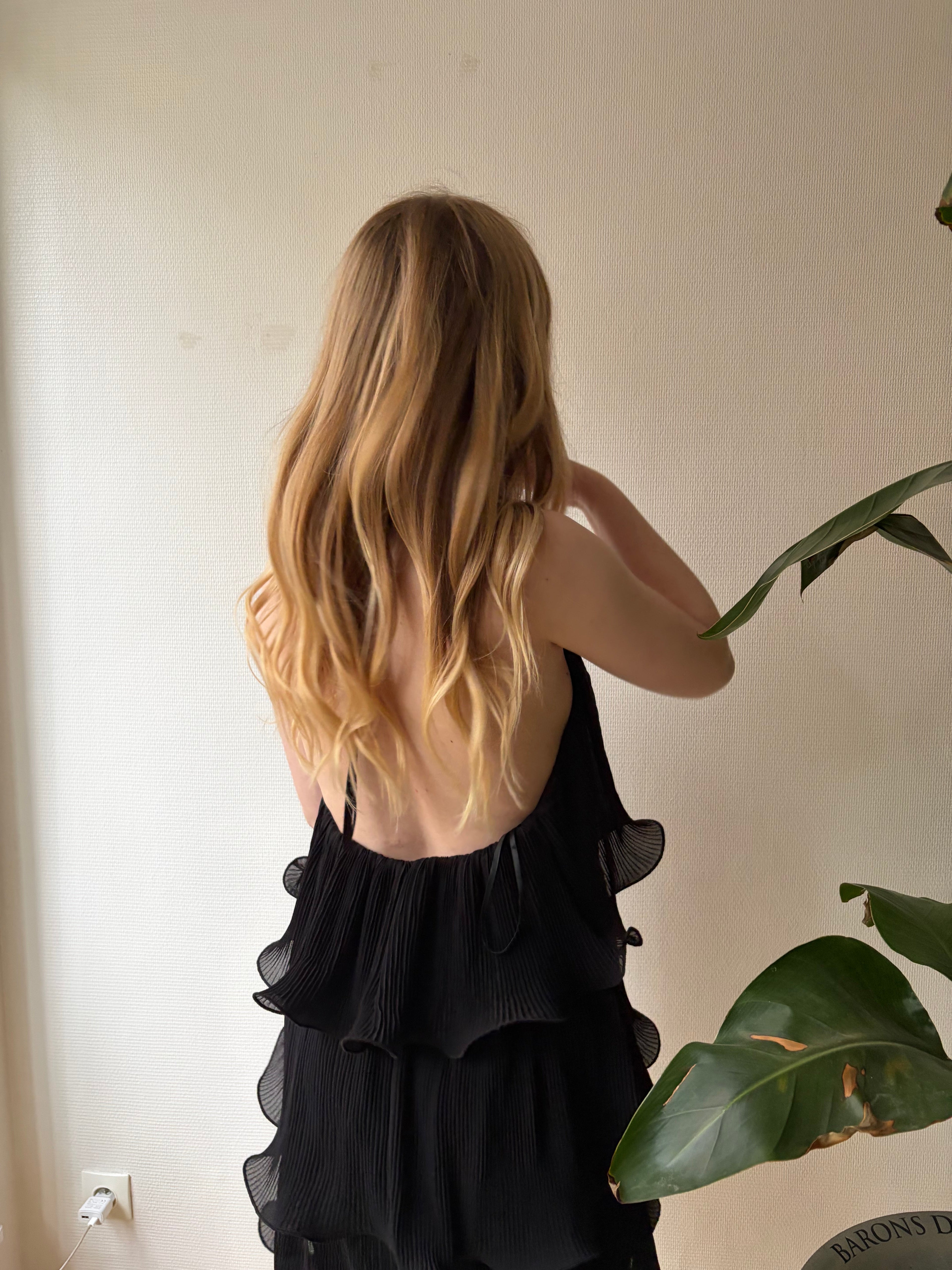Charlie - Robe courte à volants Lily Blue