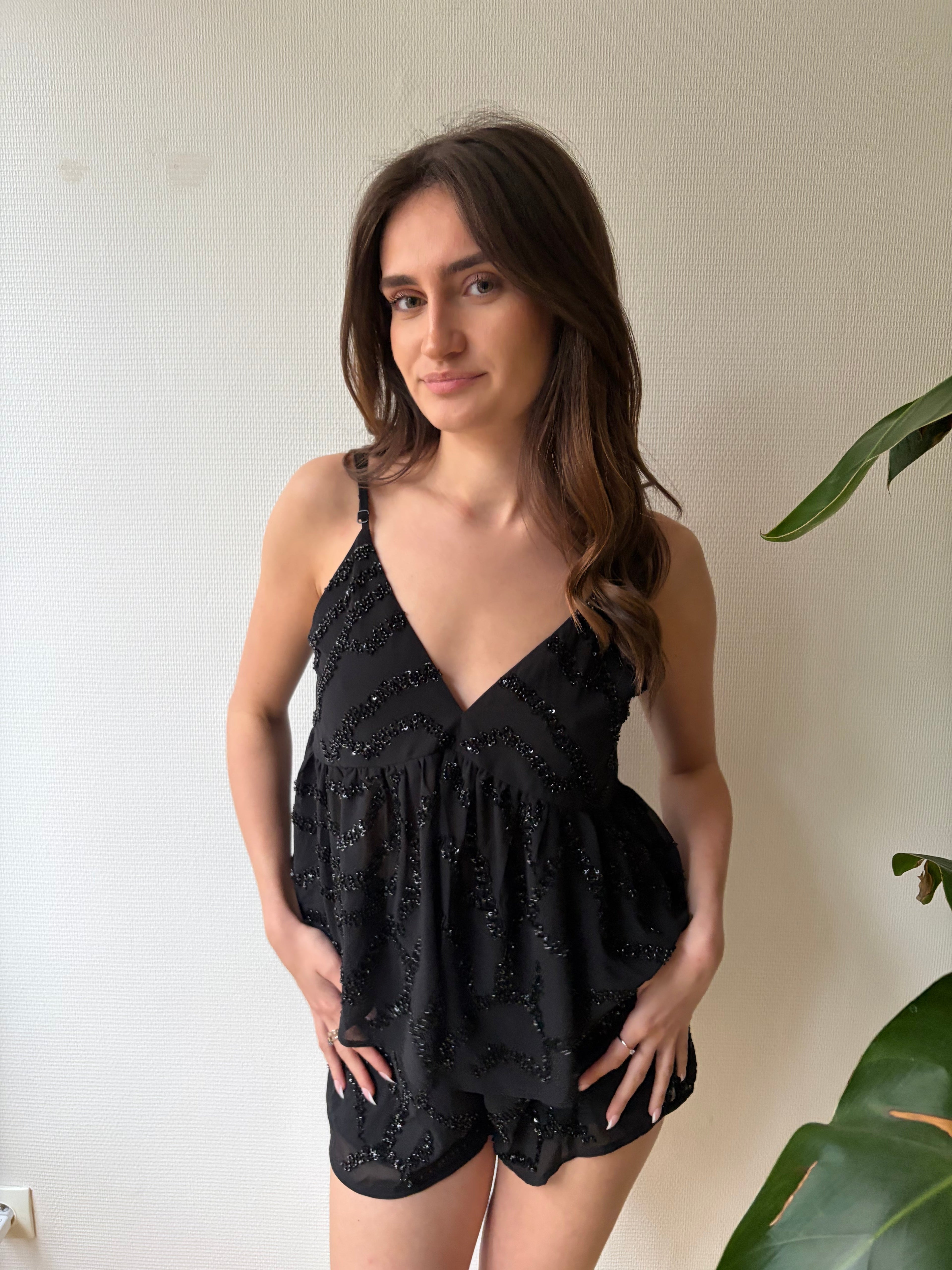 Luna - Short à sequins Lily Blue