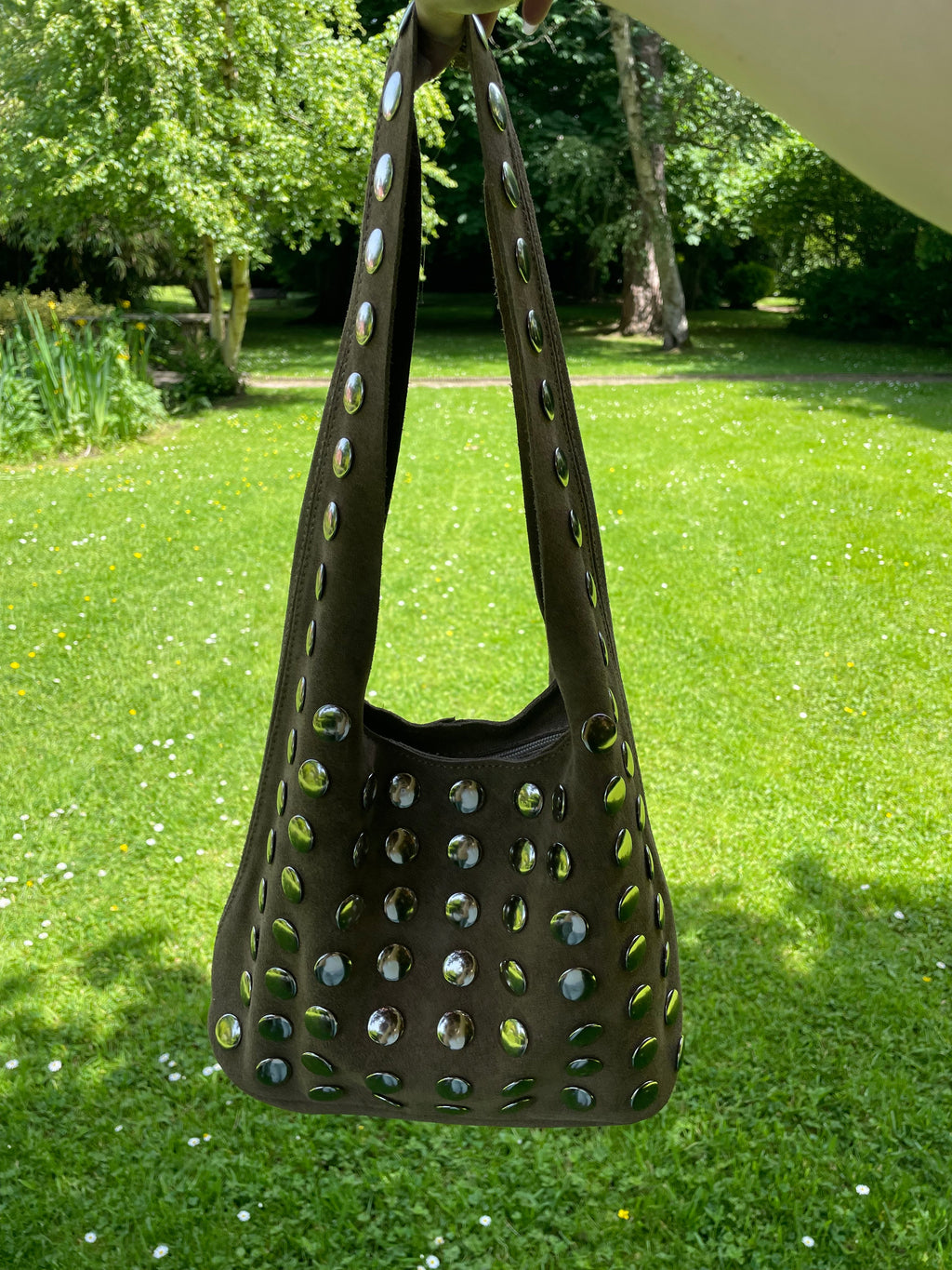 Elisa - Sac à clous argentés Lily Blue