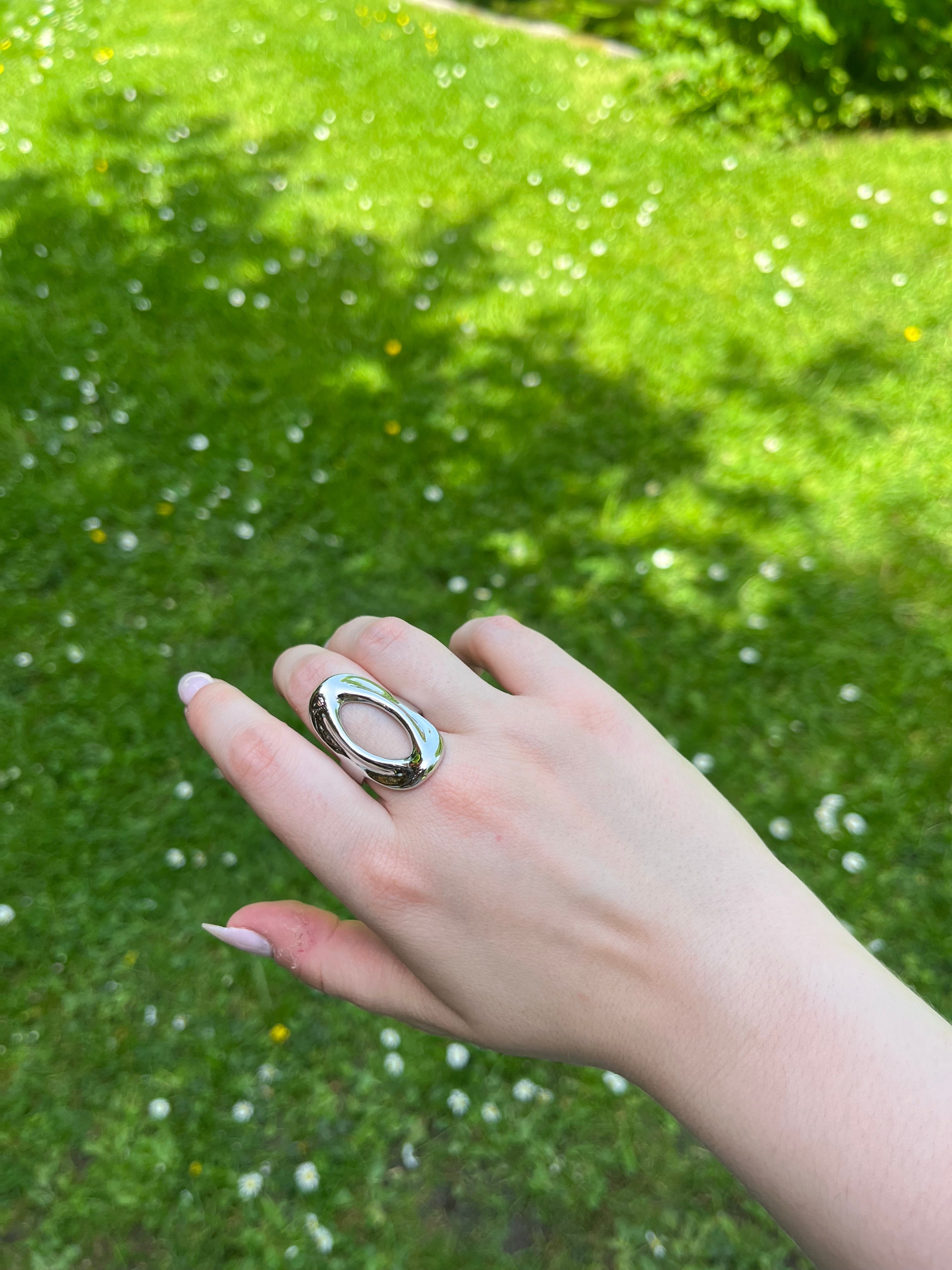 Zoé _ Bague ajustable Lily Blue