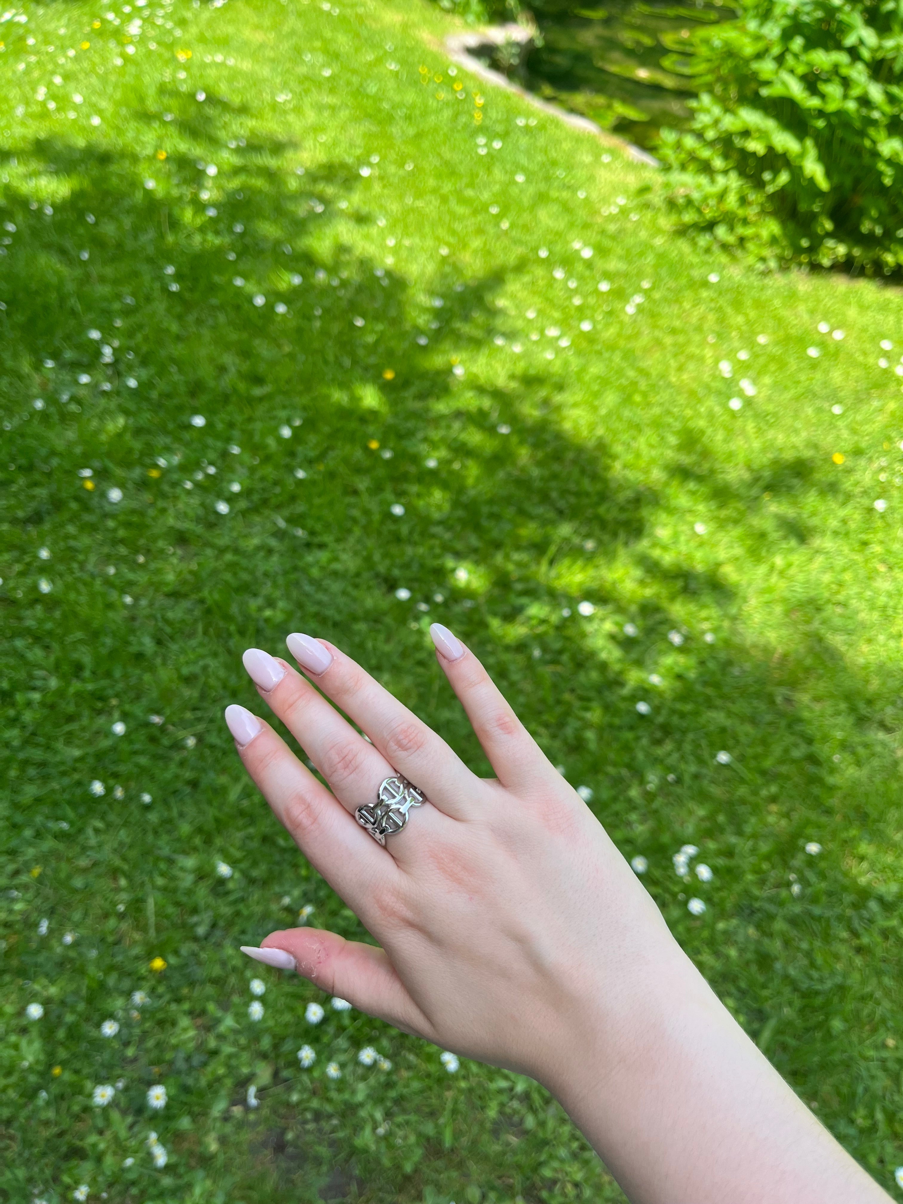 Ilona - Bague ajustable Lily Blue