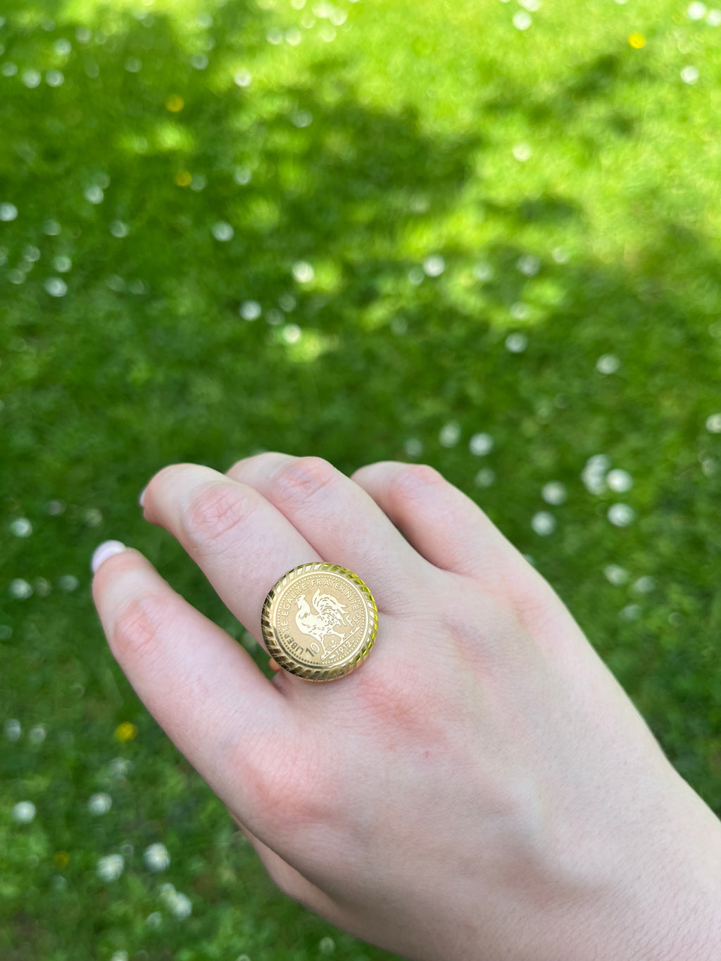 Julia - Bague ajustable Lily Blue