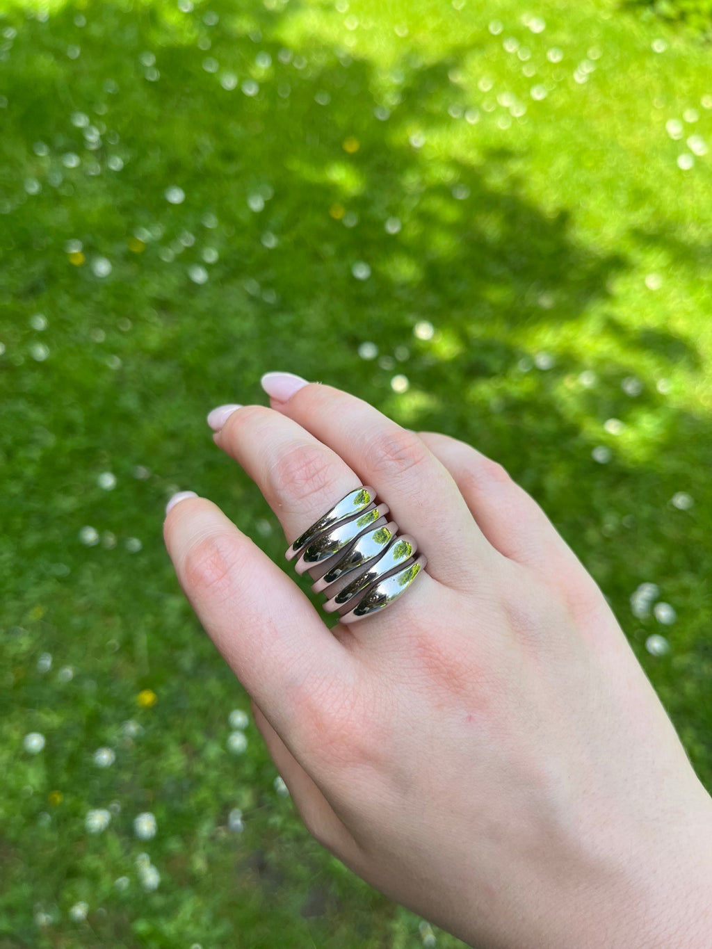 Nina - Bague ajustable Lily Blue