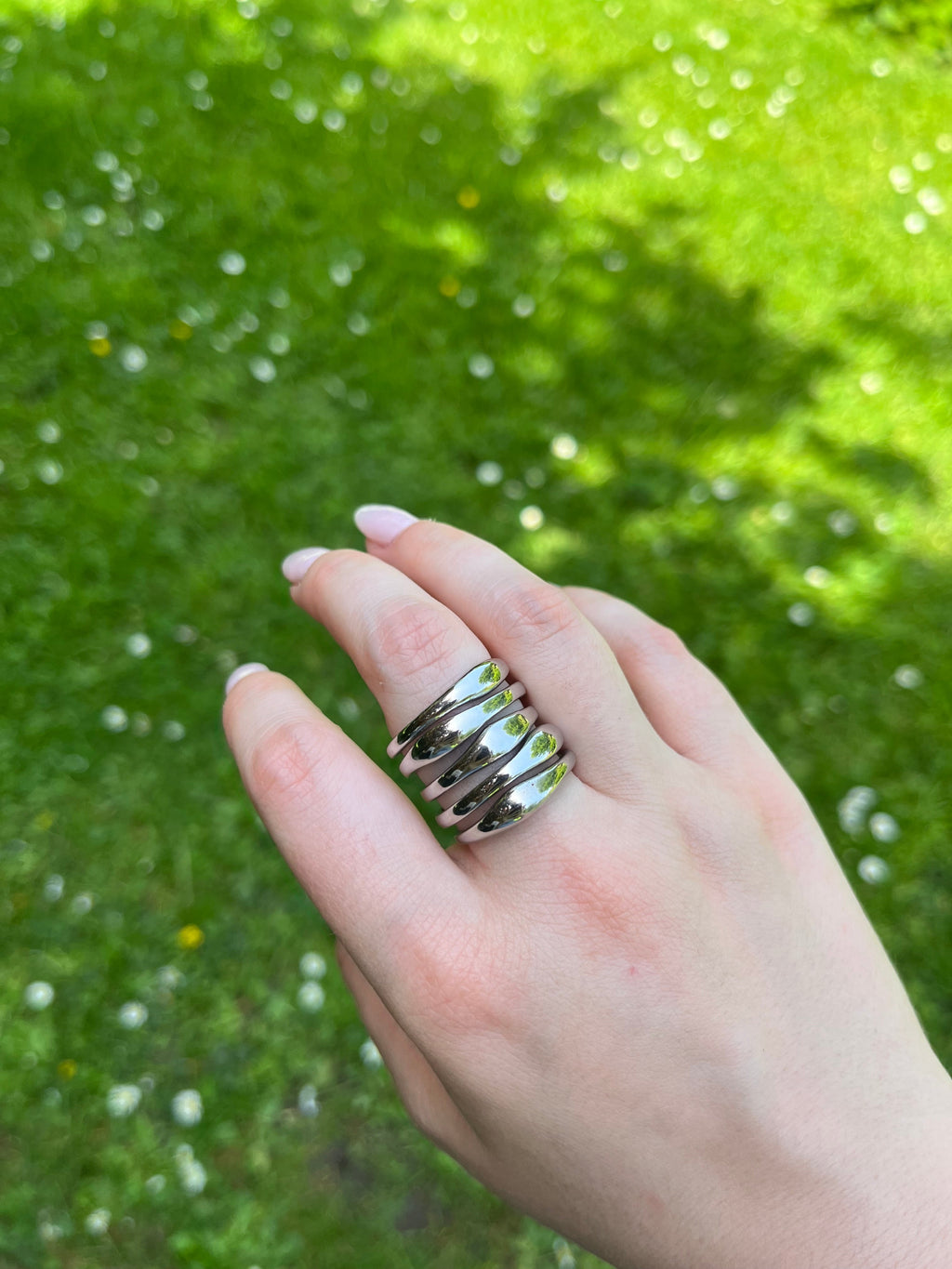 Nina - Bague ajustable Lily Blue