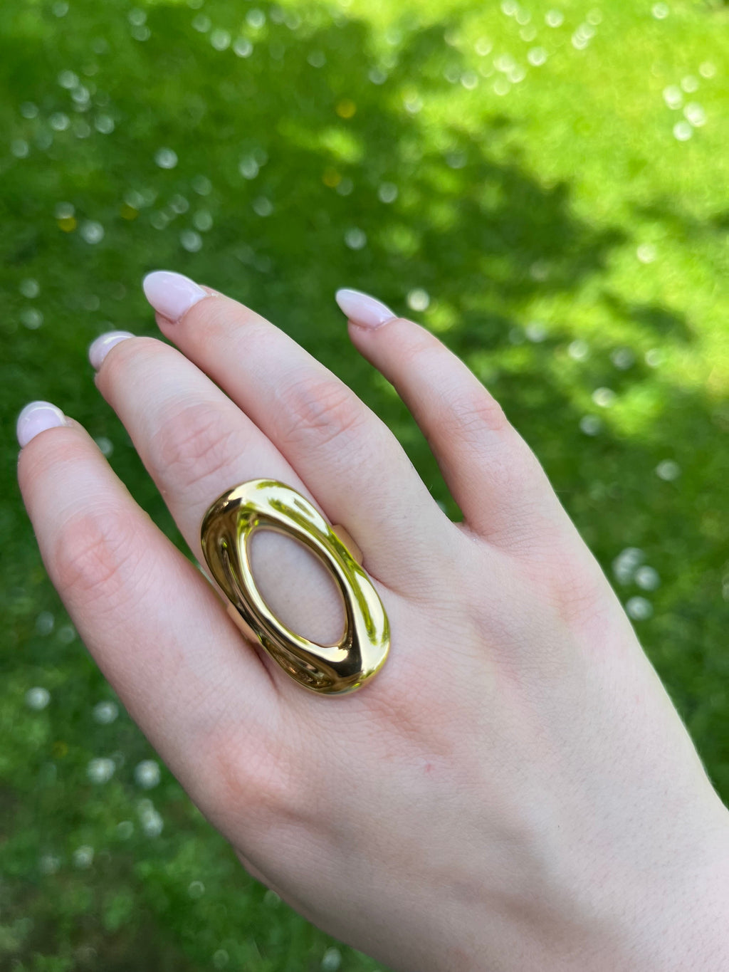 Zoé - Bague ajustable Lily Blue