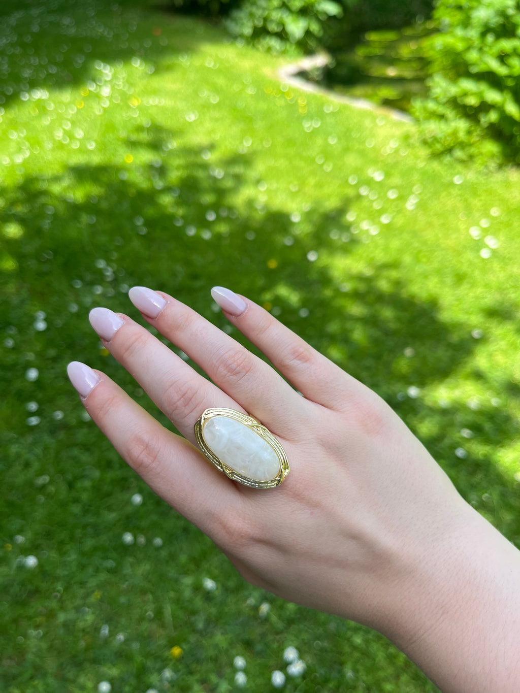 Esmée - Bague ajustable Lily Blue
