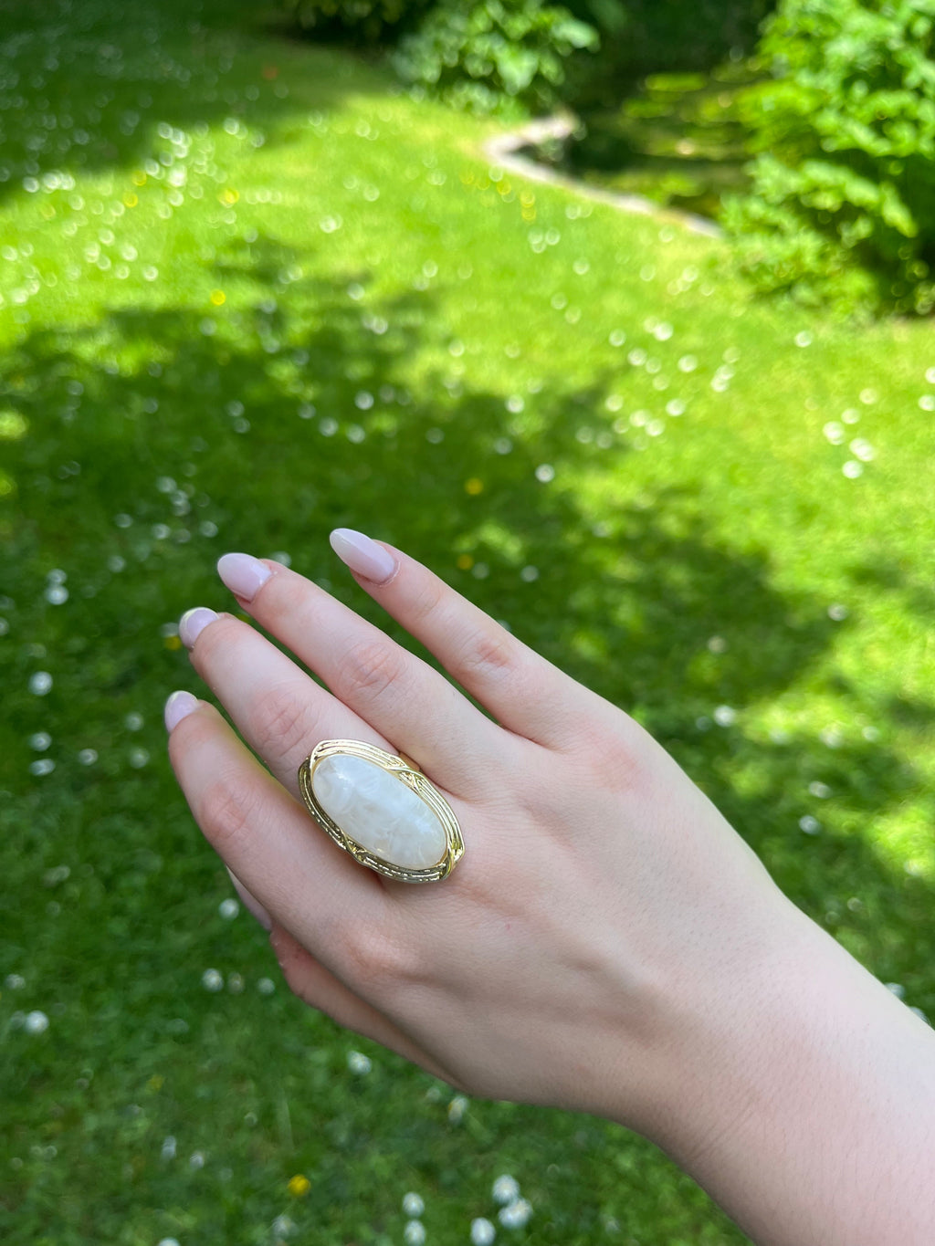 Esmée - Bague ajustable Lily Blue