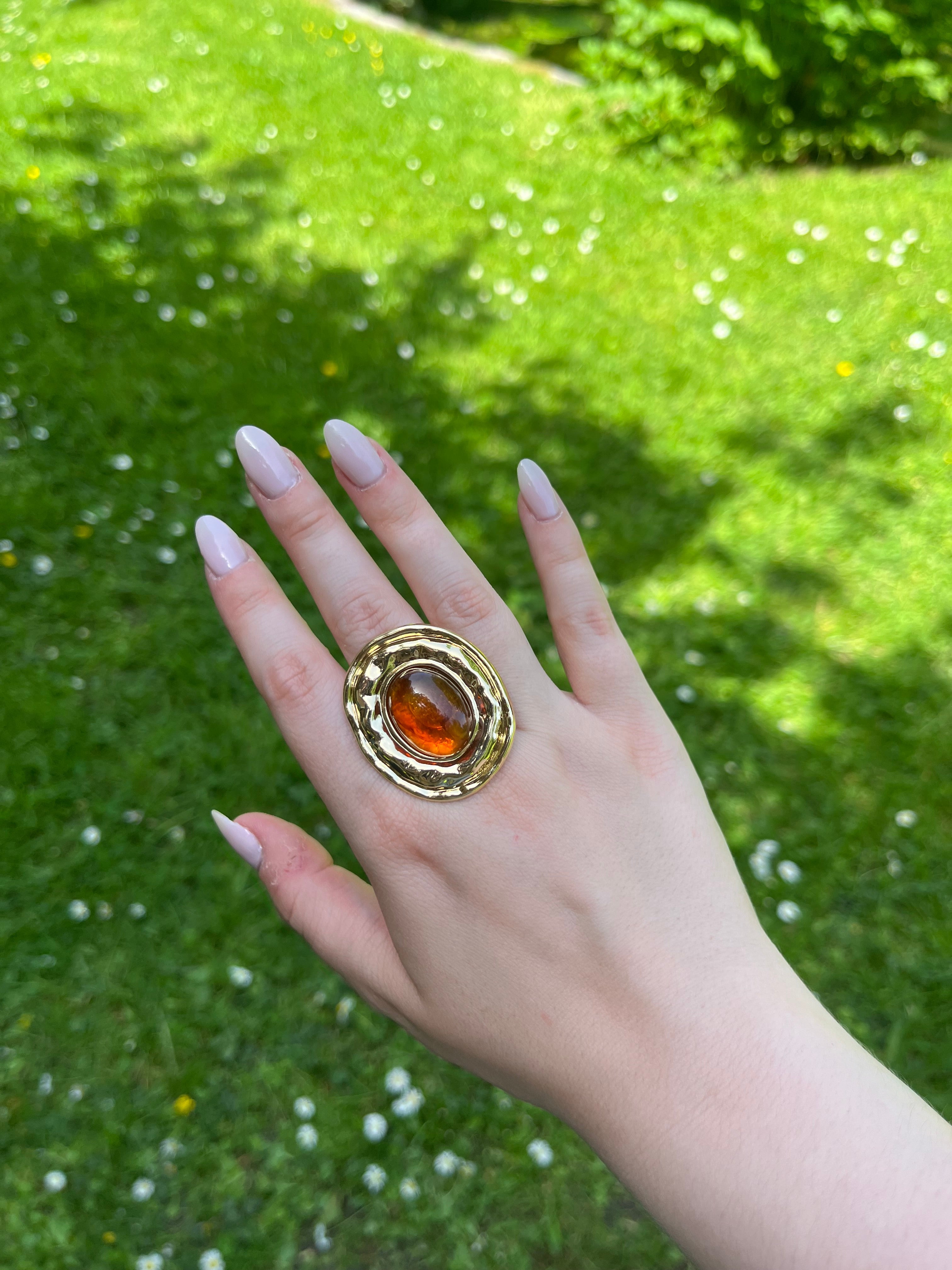 Georgia - Bague ajsutable Lily Blue