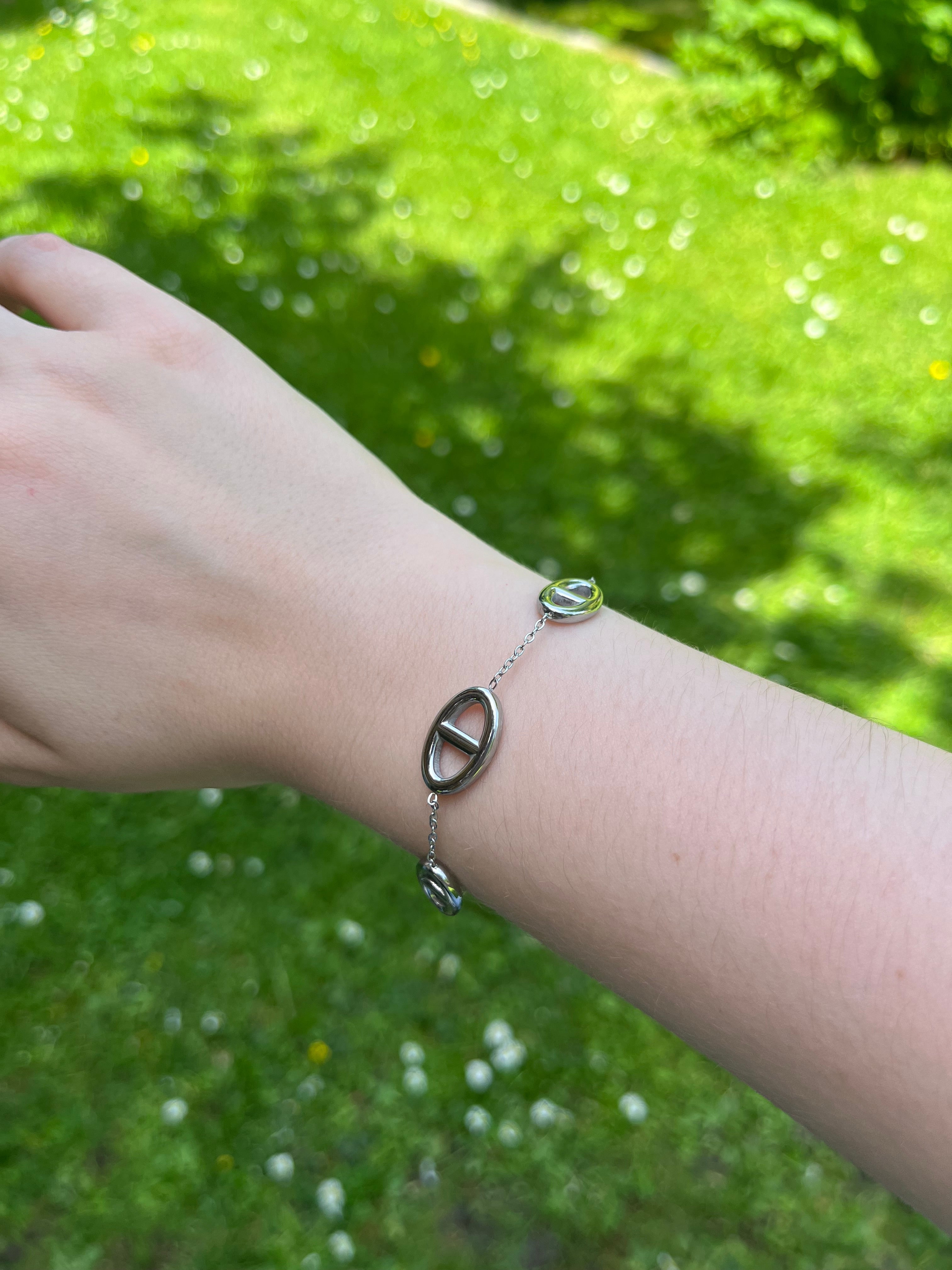 Ella - Bracelet acier Lily Blue