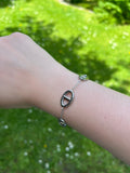 Ella - Bracelet acier Lily Blue