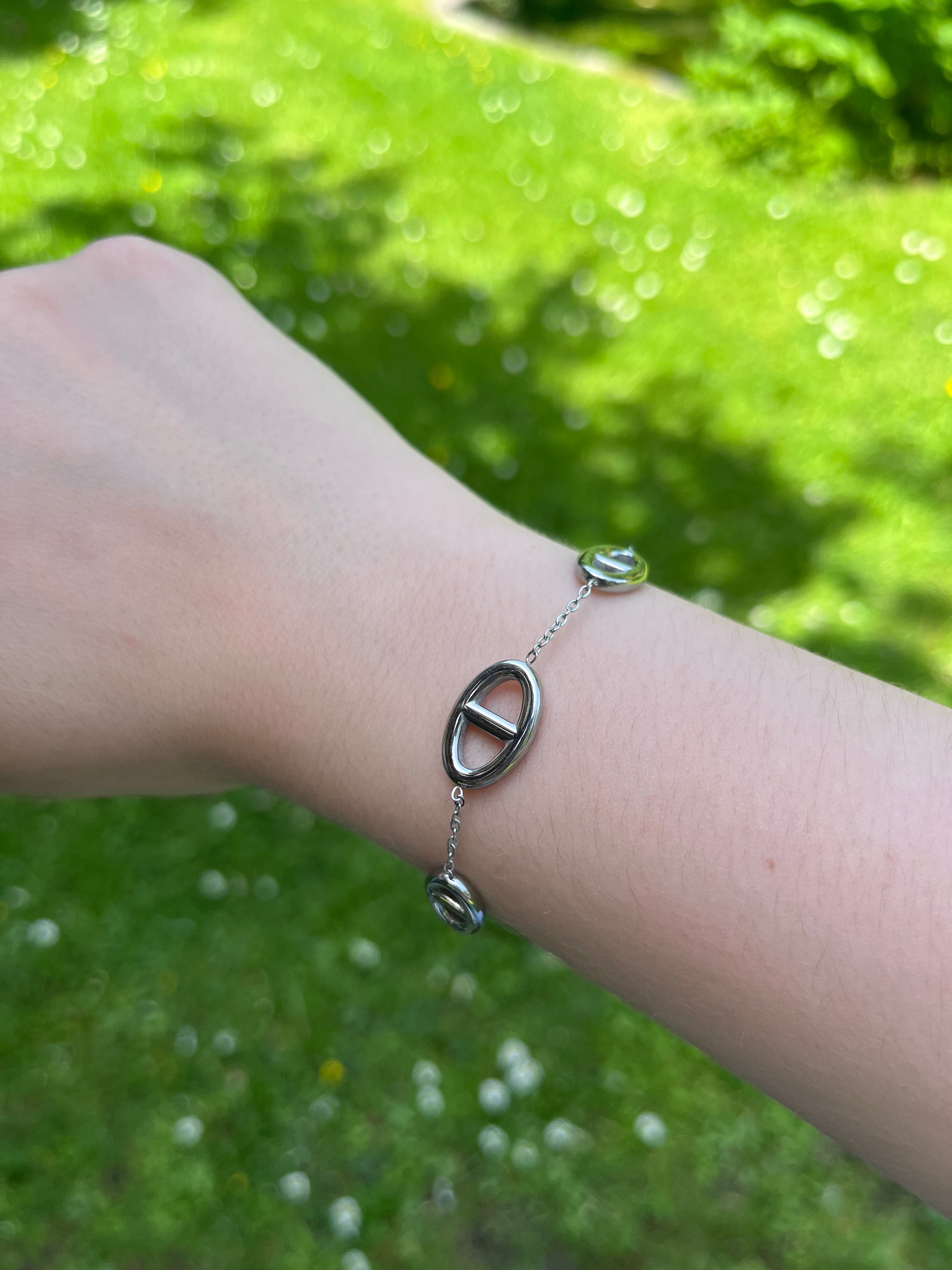 Ella - Bracelet acier Lily Blue