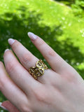 Bague ajustable Lily Blue