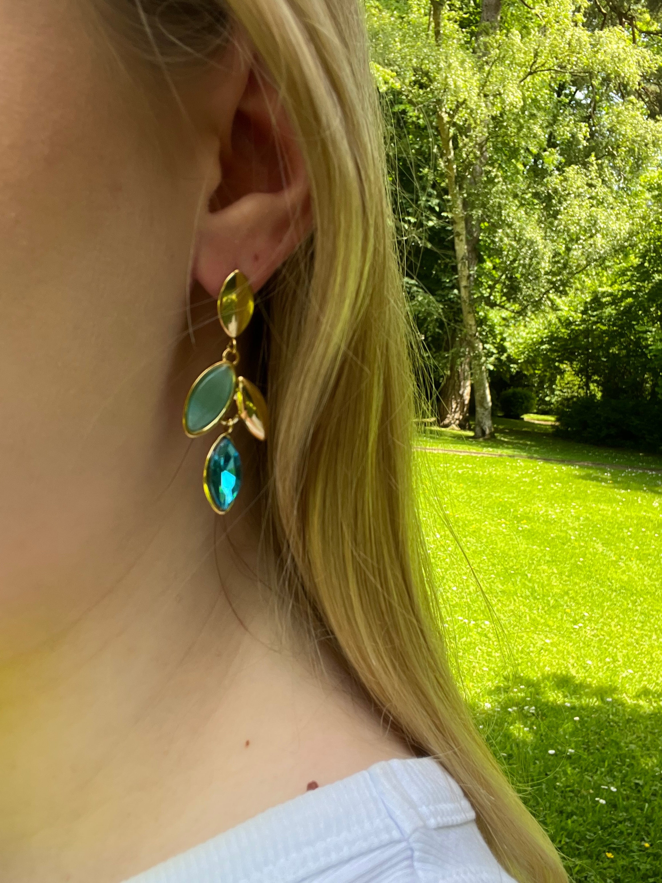 Olympe - Boucles d'oreilles Lily Blue