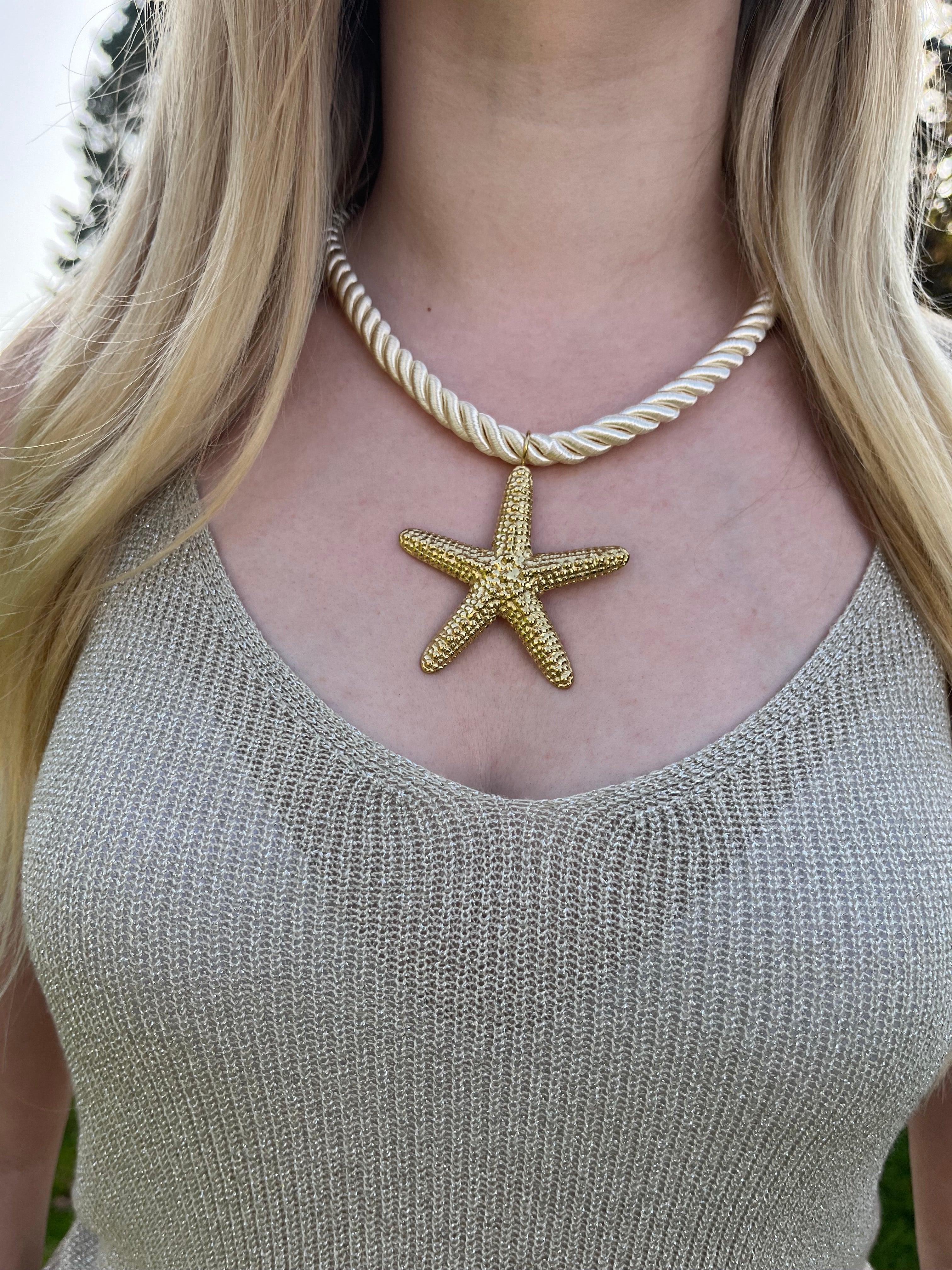 Océane - Collier étoile de mer Lily Blue
