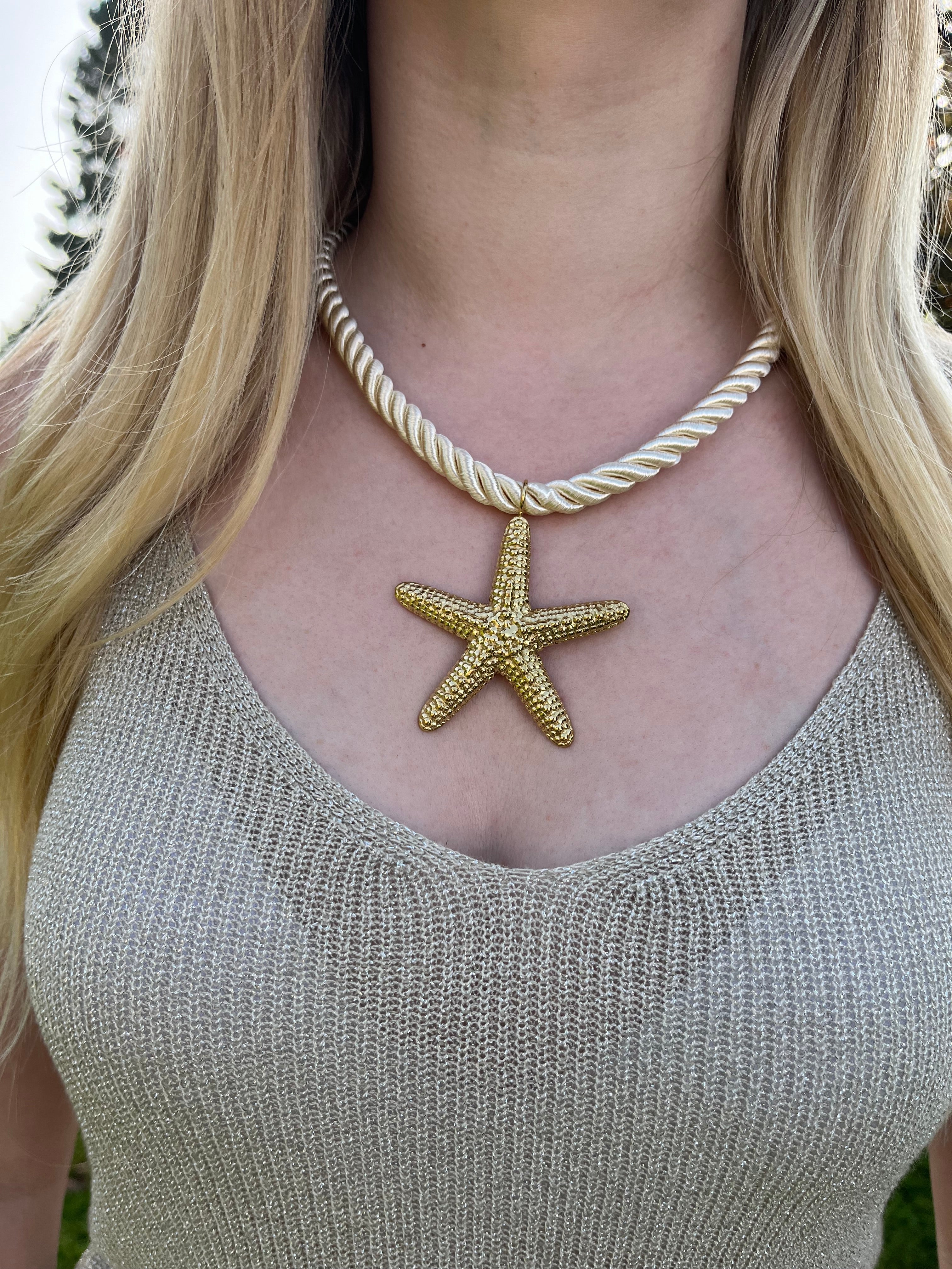 Océane - Collier étoile de mer Lily Blue
