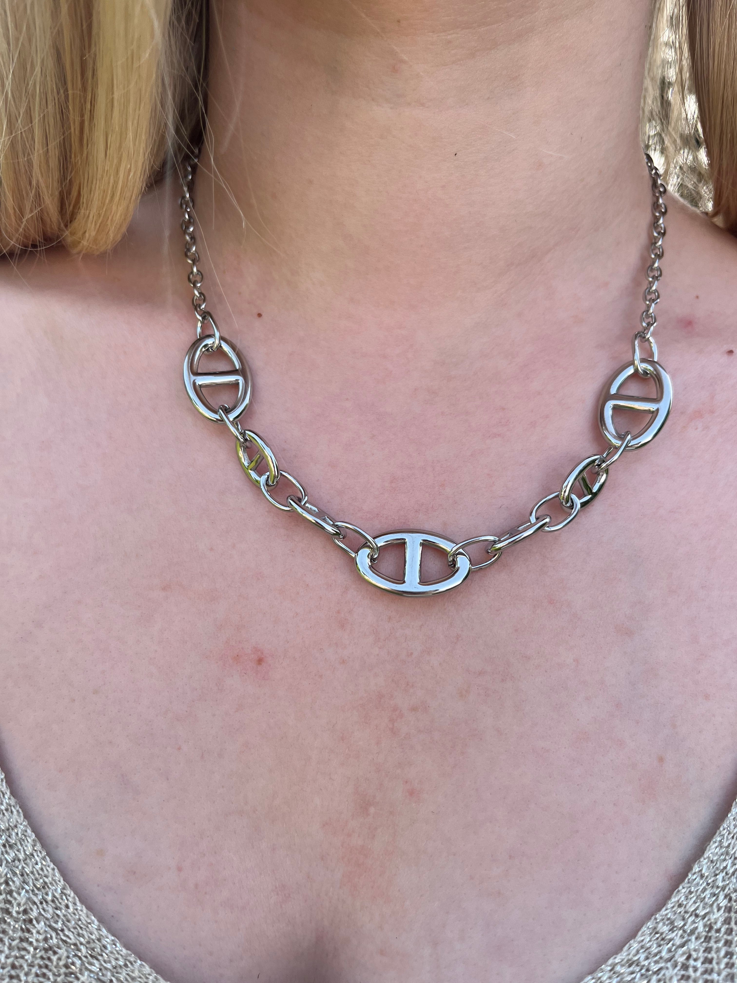 Romane - Collier acier Lily Blue