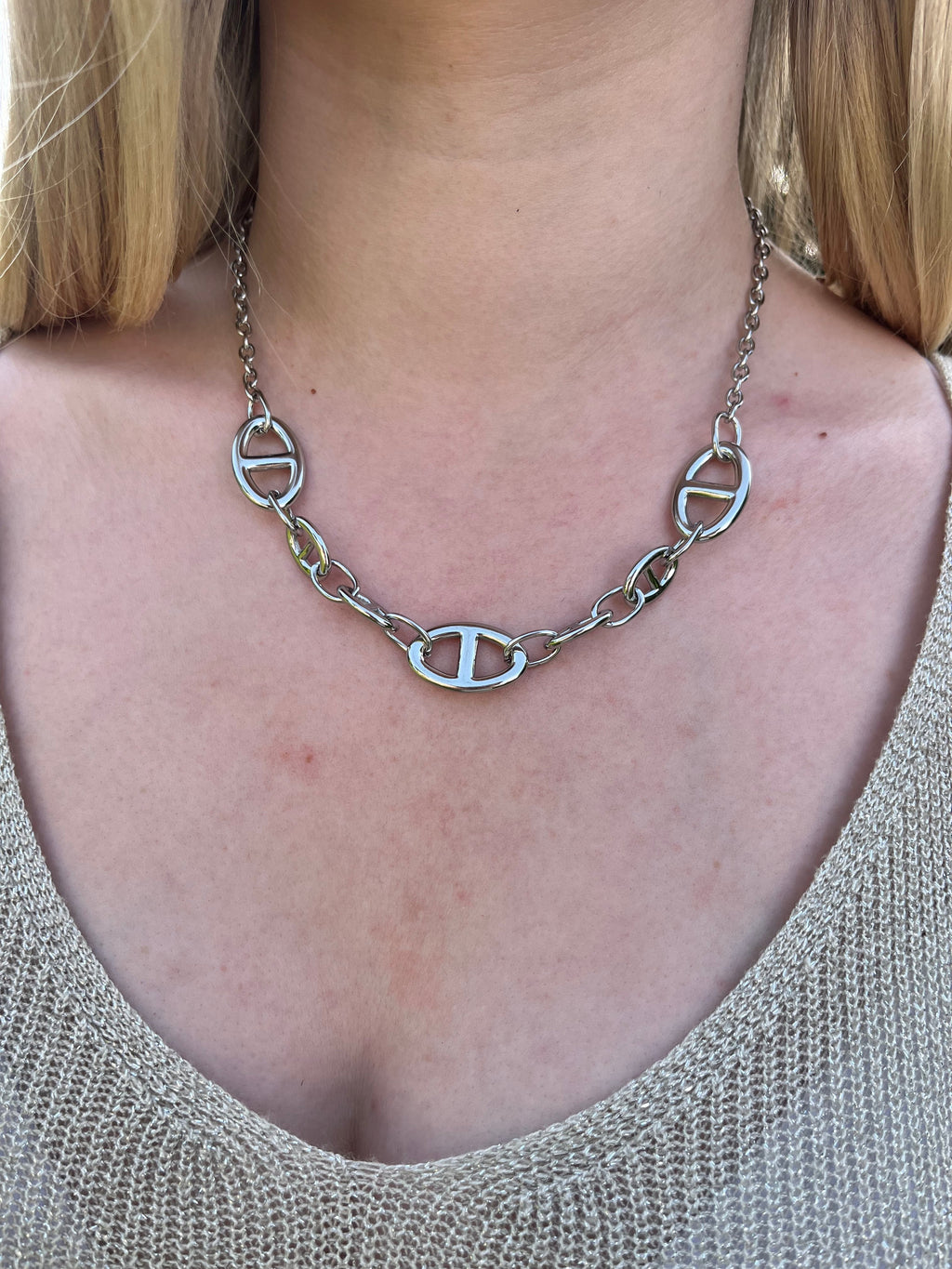 Romane - Collier acier Lily Blue