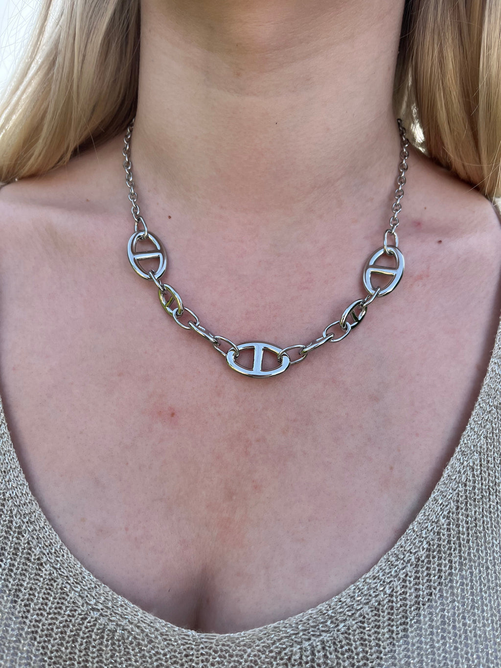 Romane - Collier acier Lily Blue