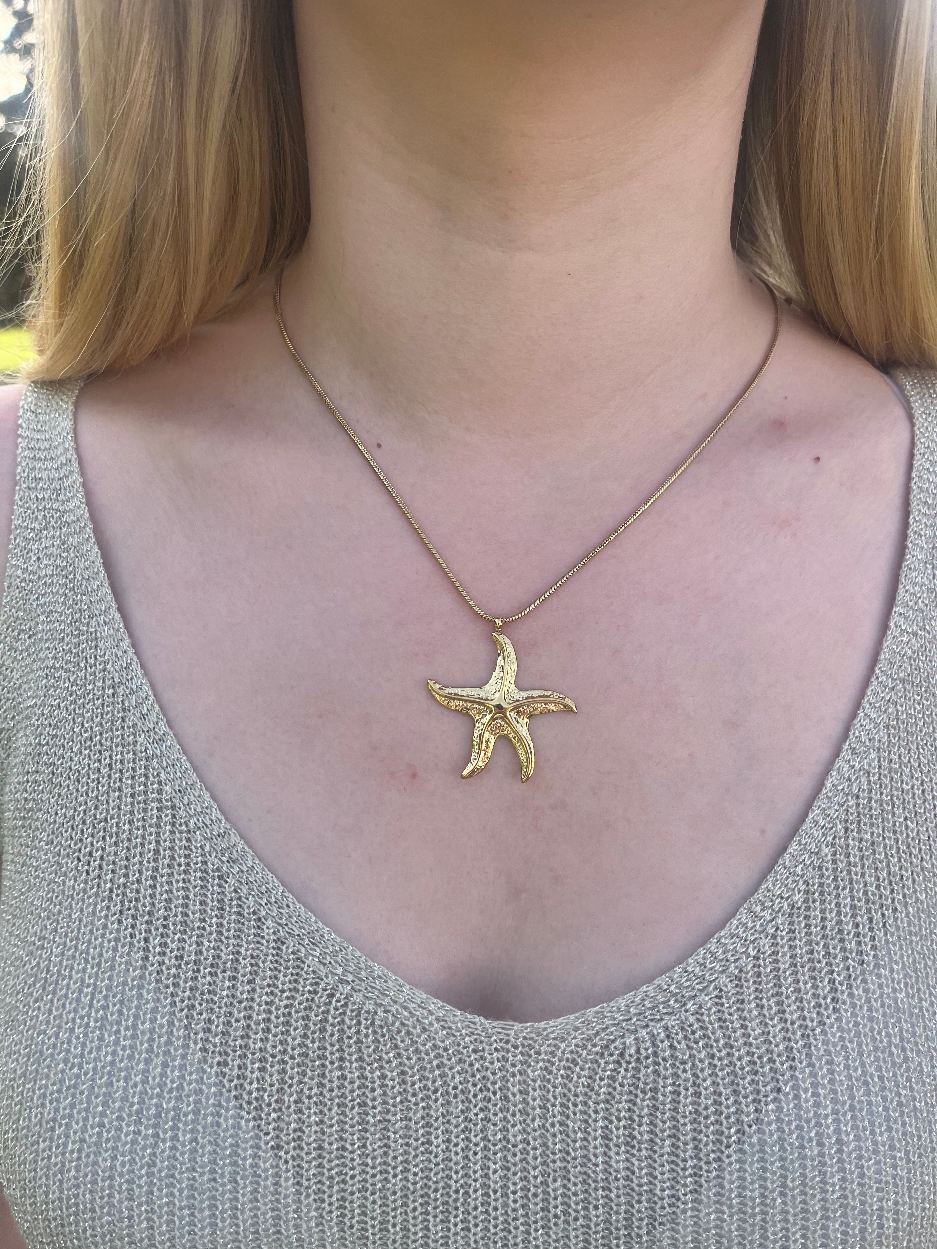 Marine - Collier étoile de mer Lily Blue