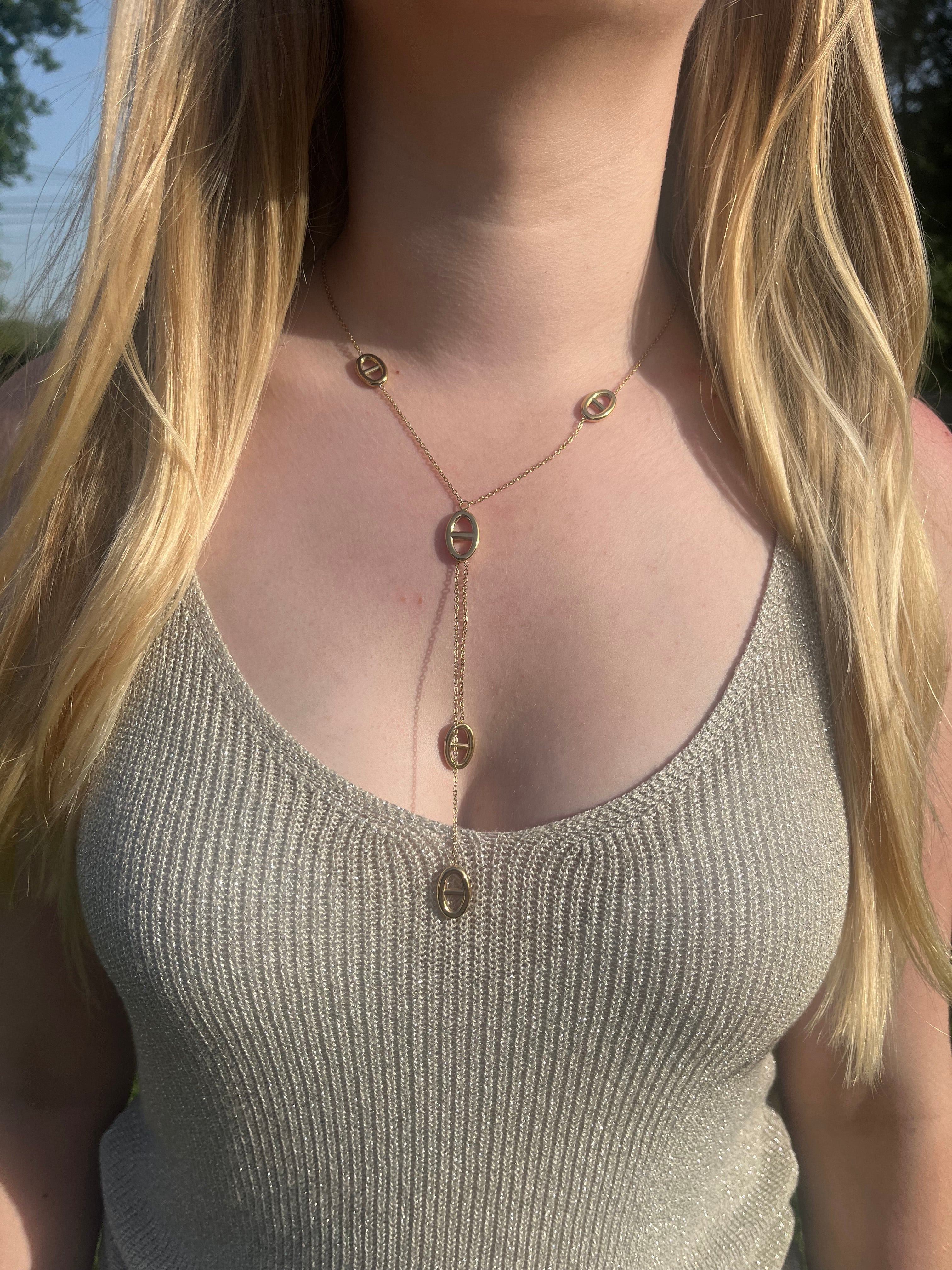 Vanina - Collier acier Lily Blue