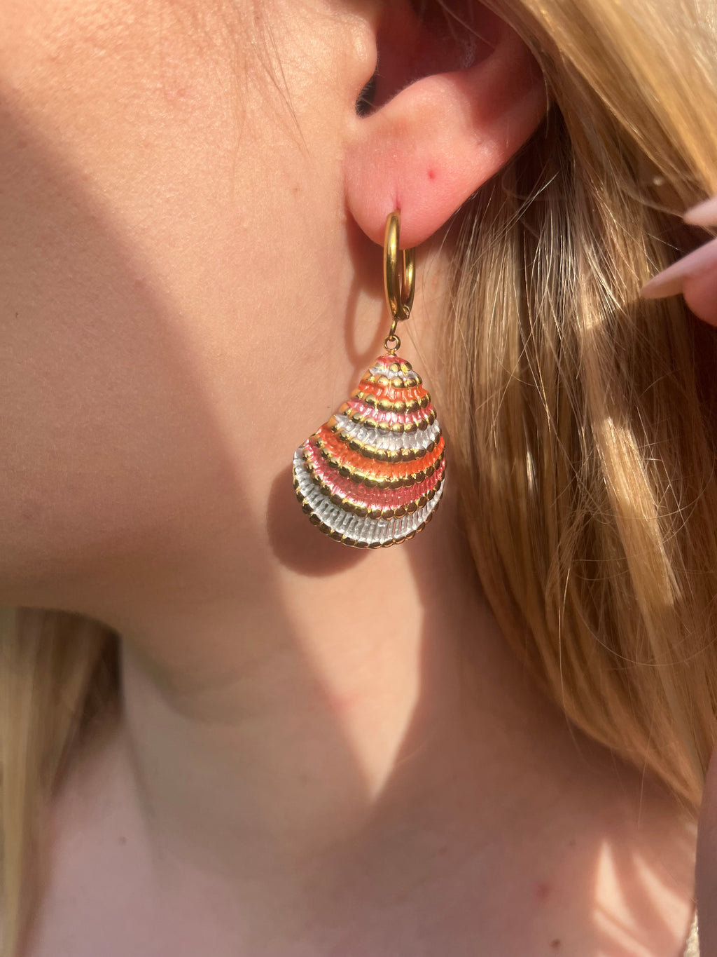Palma - Boucles d'oreilles coquillages Lily Blue