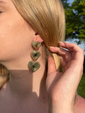 Valentina - Boucles d'oreilles cœurs Lily Blue