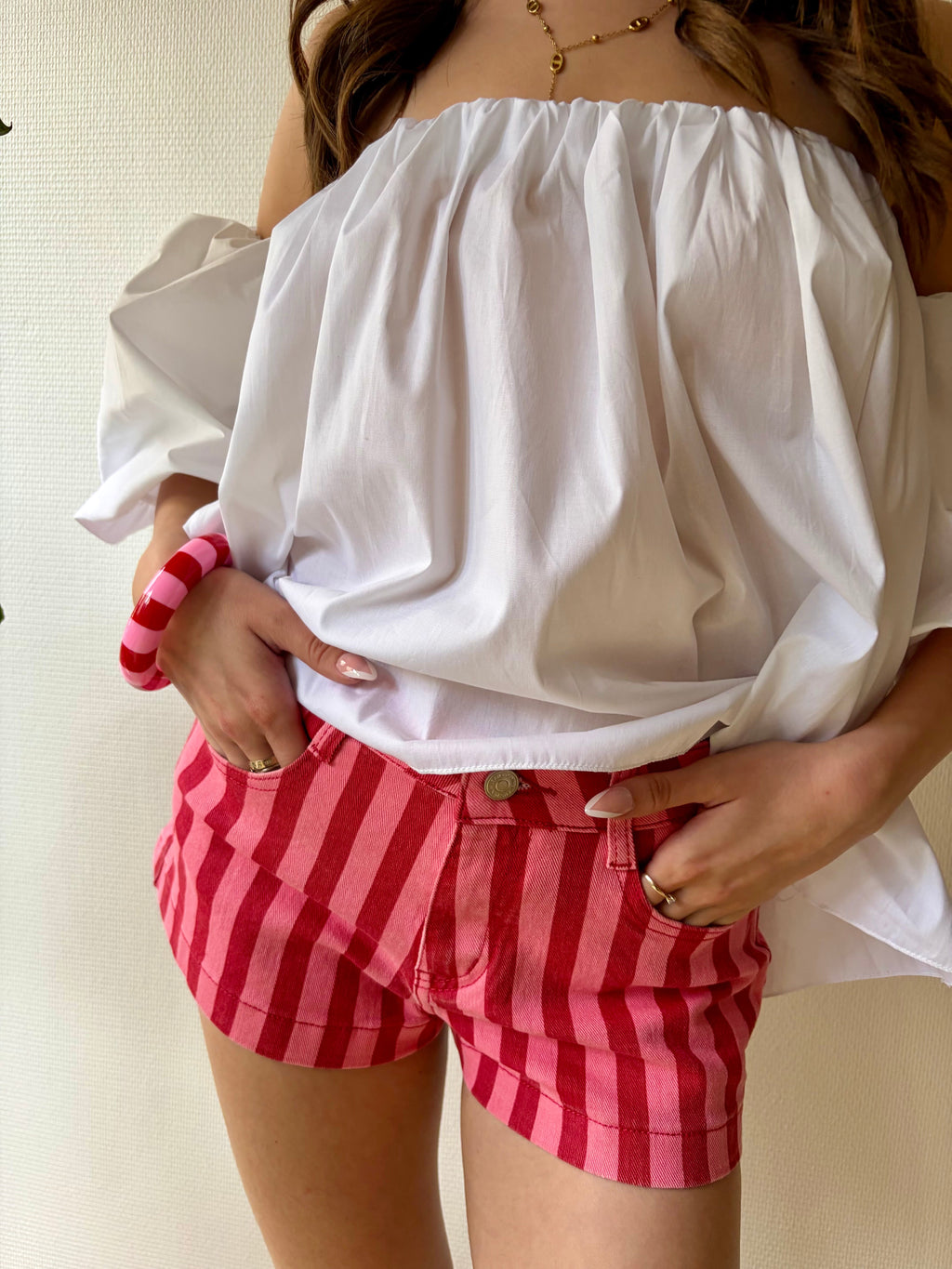 Liv - Short à rayures Lily Blue